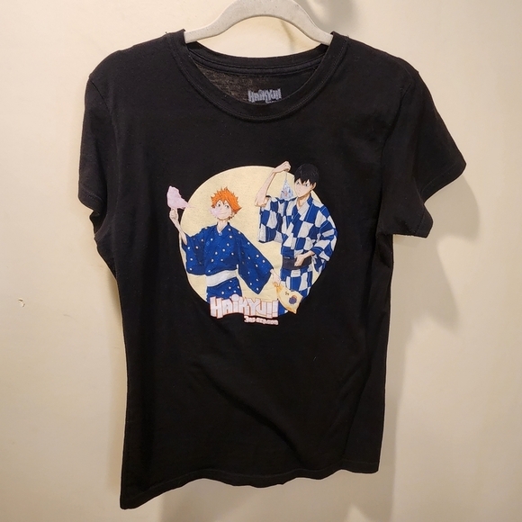 Haikyu!! 3rd Season Hinata & Kageyama Festival Girls T-Shirt Size L - Picture 3 of 9